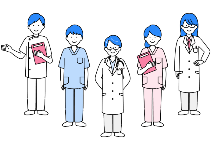 医療いらすと 医療従事者のイメージイラスト